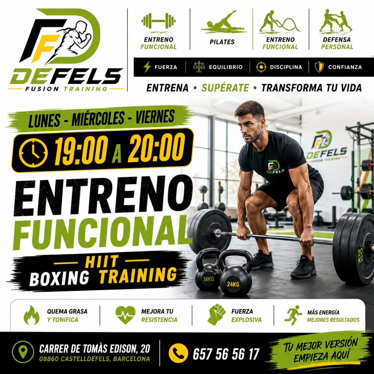 Entrenamiento funcional Defels
