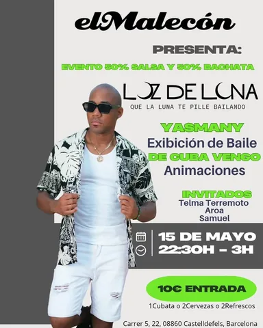 Evento 50% Salsa y 50% Bachata