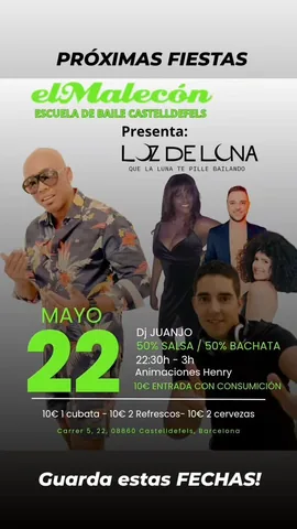 Fiesta de Salsa y Bachata con Loz de Luna